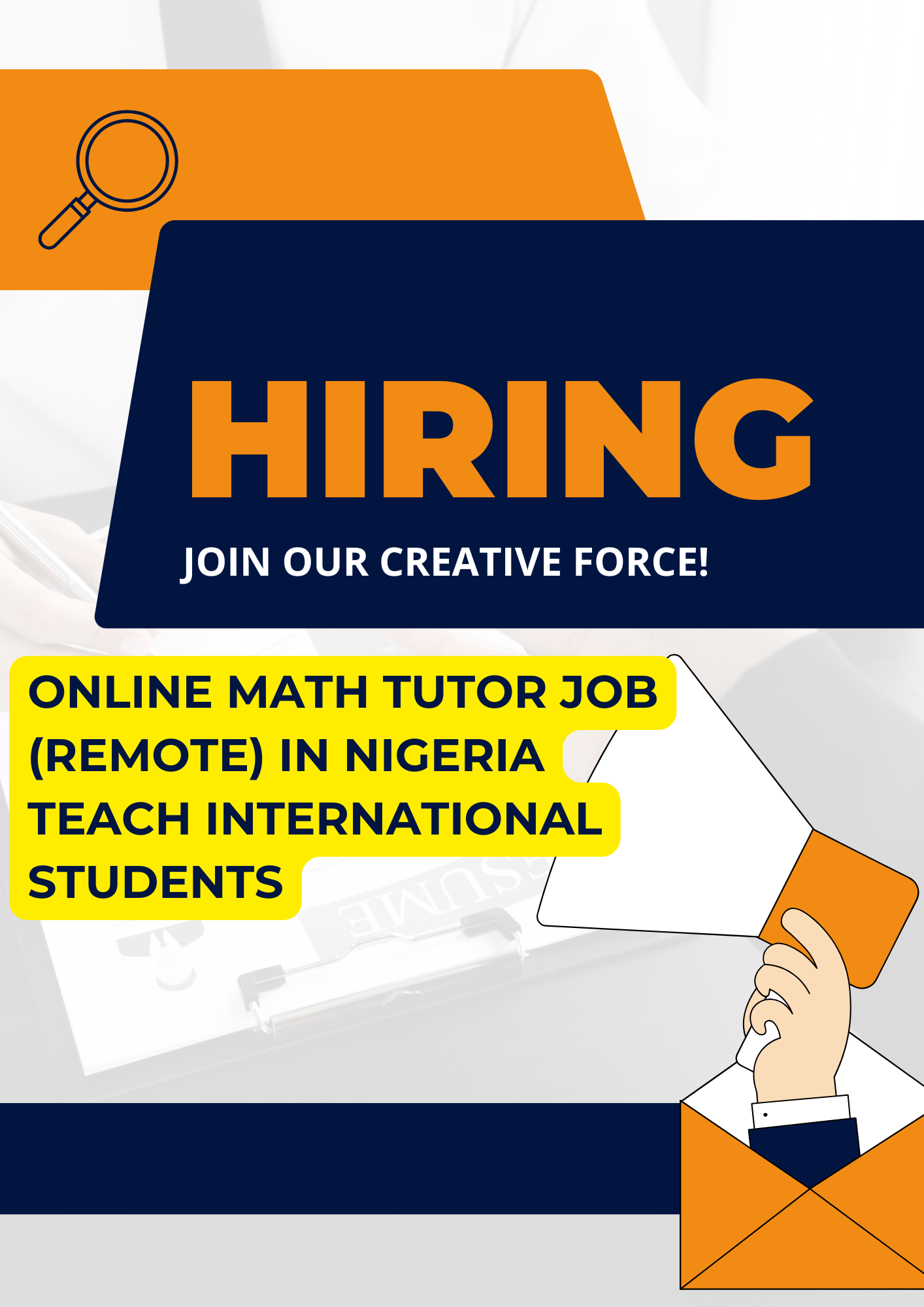 Online Math Tutor Job (Remote) in Nigeria teach international students